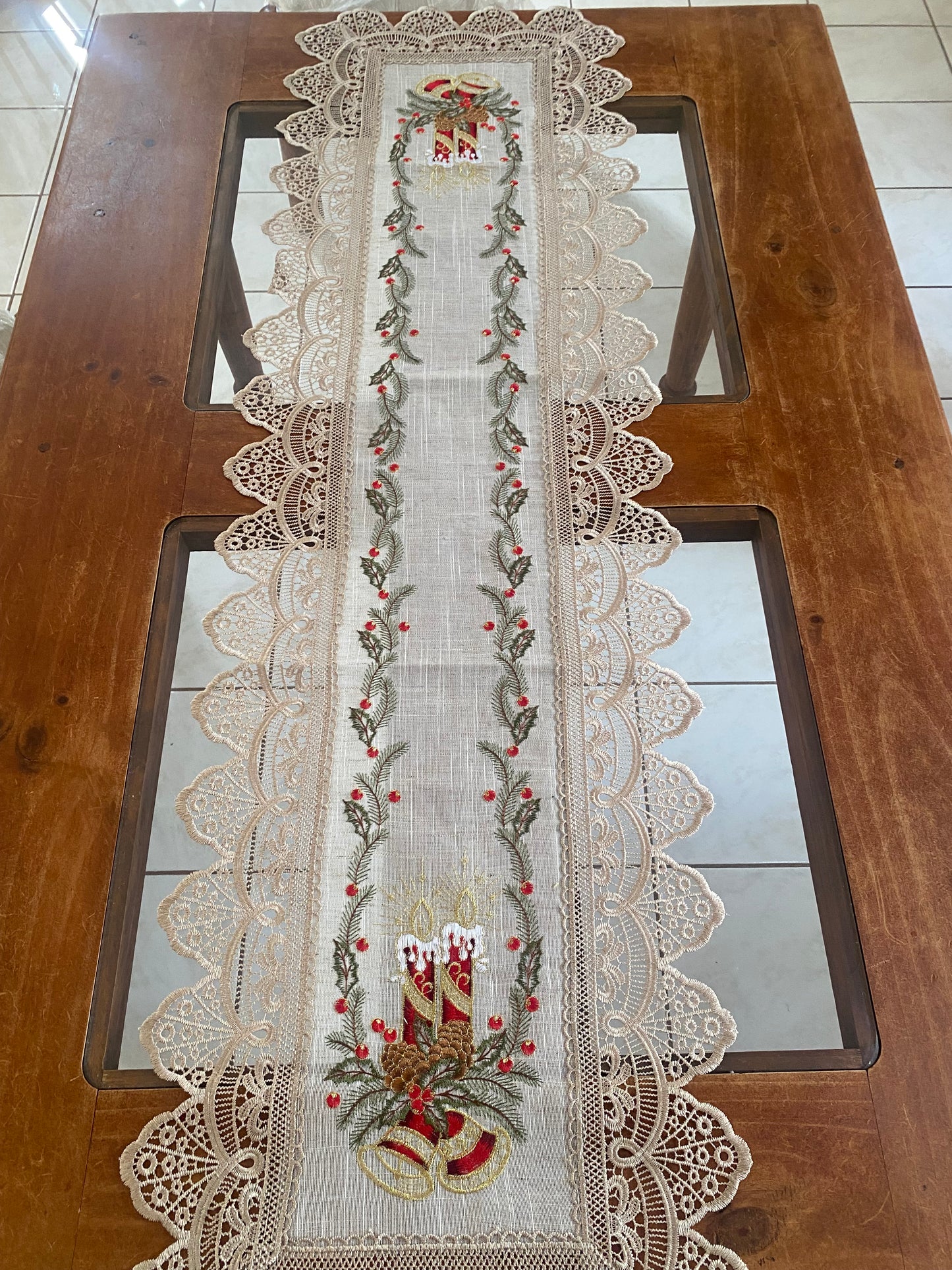 Camino grande navideño